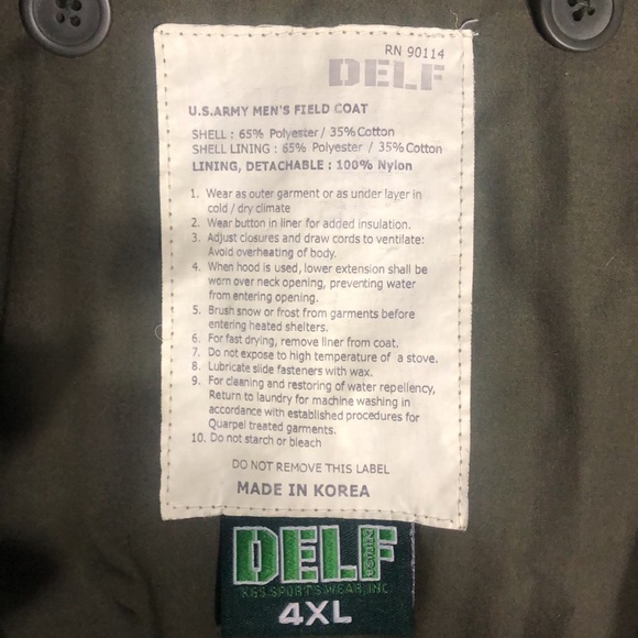 U S Army Delf Coat🇺🇸 - Picture 8 of 11